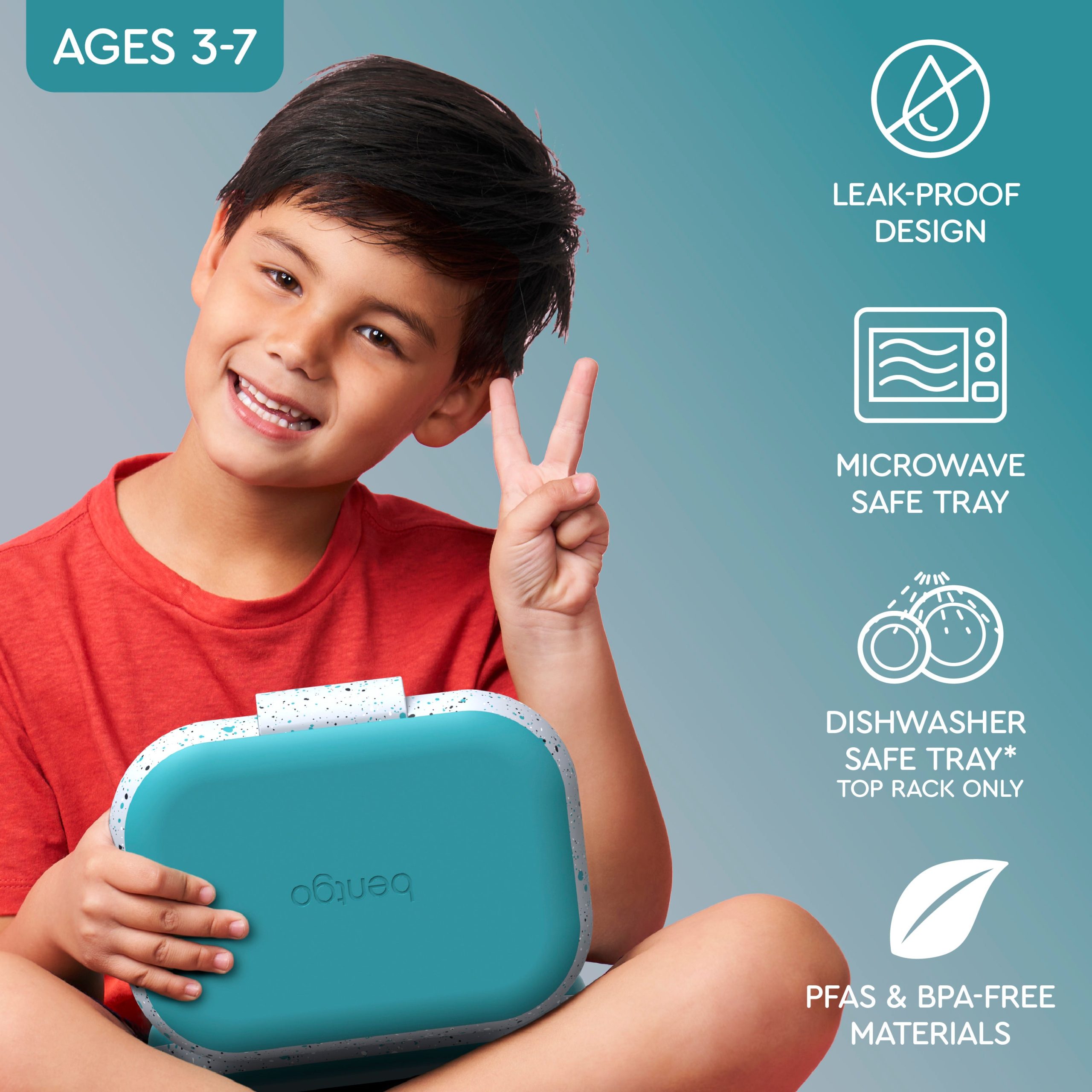 Bentgo Chill Kids Lunch Box & 2 Extra Trays with Lids - Image 11